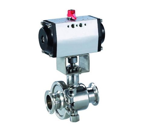 氣動衛(wèi)生級快裝球閥